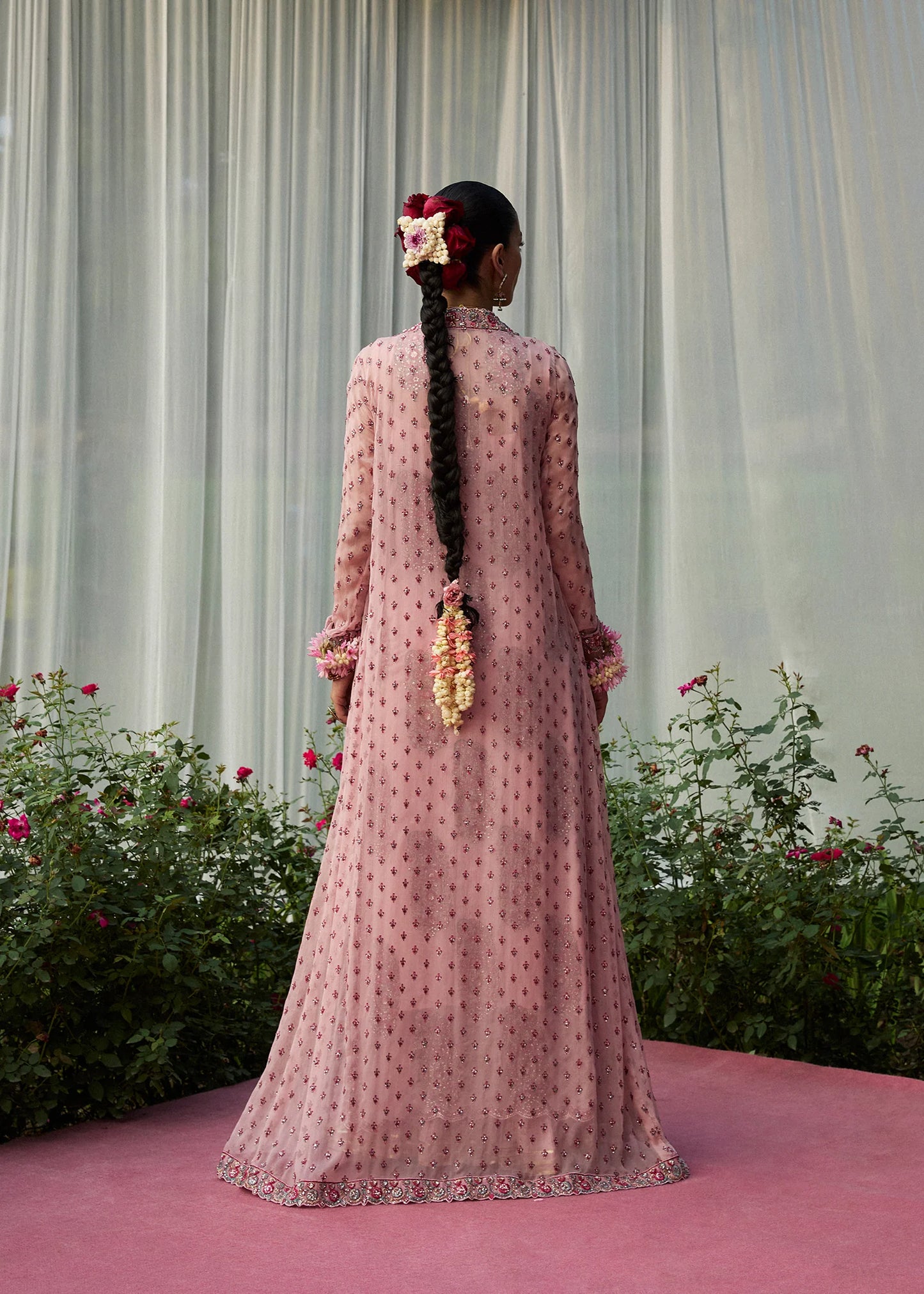 Hussain Rehar | 3 Piece Unstitched Embroidered Organza | Havena